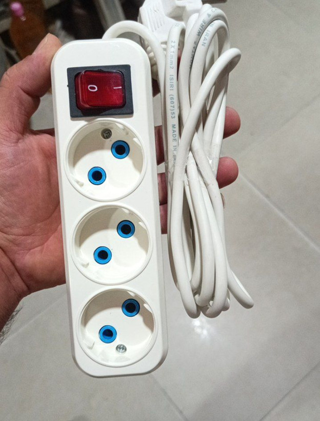 سه راهی سیم دار کارا الکتریک متراژ 2/8