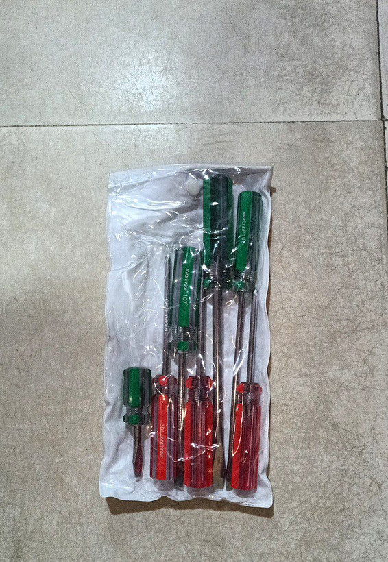 ست پیچ گوشتی 7 عددی کریستالی مدل HUNTER AQ0037