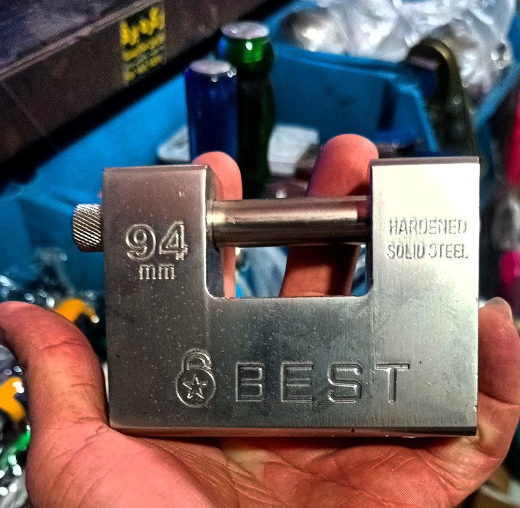 قفل کتابی سایز 94 BEST HARDENED درجه یک