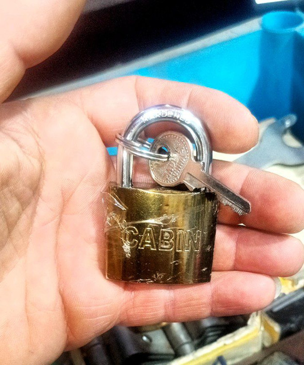 قفل آویز سایز 38mmمدل CABIN