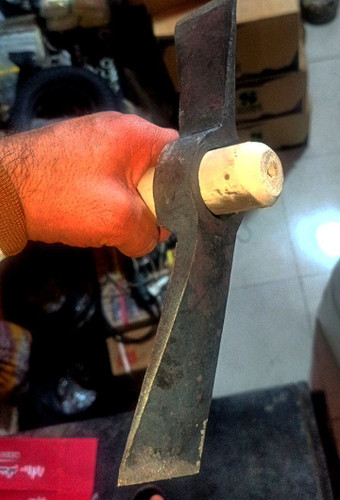 تیشه دو سر آهنی جنس درجه یک