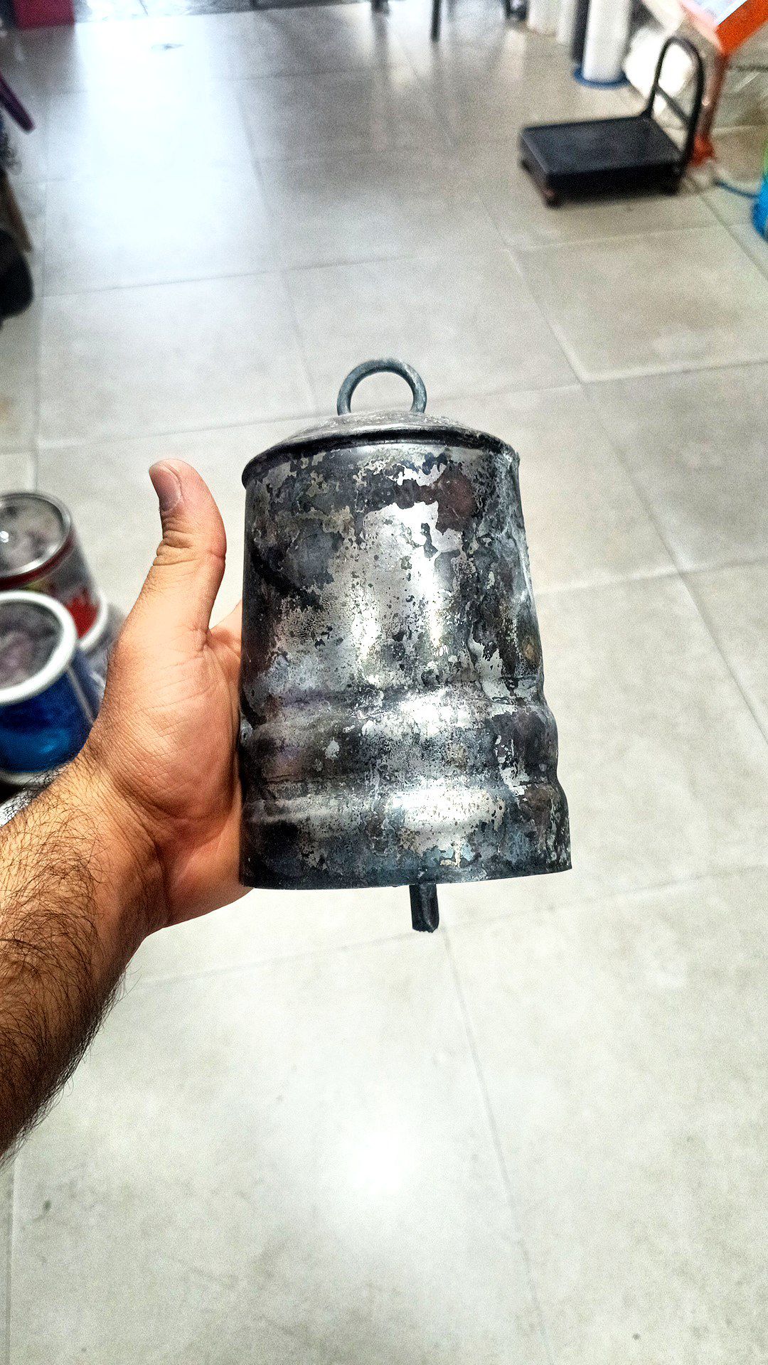 زنگوله ناقوس  گوسفندی بزرگ جوش برنج سایز 1۶