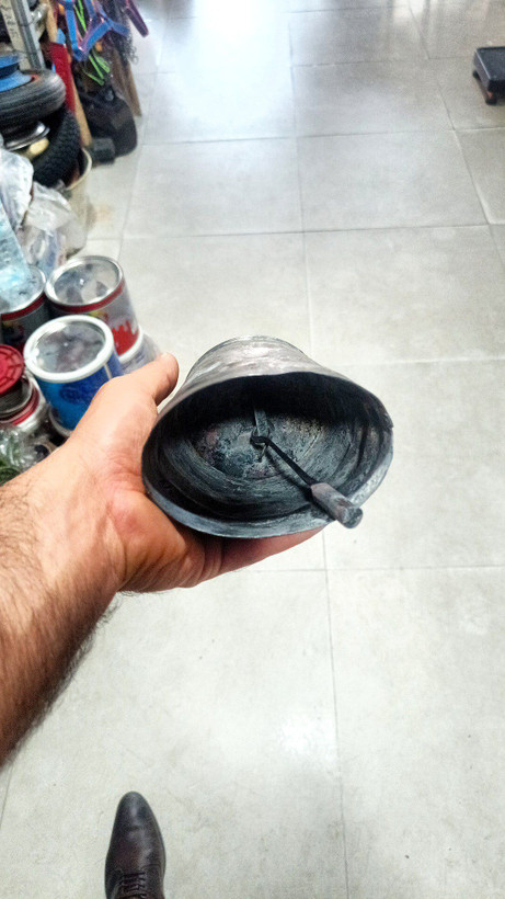 زنگوله ناقوس گوسفندی بزرگ جوش برنج سایز 1۶