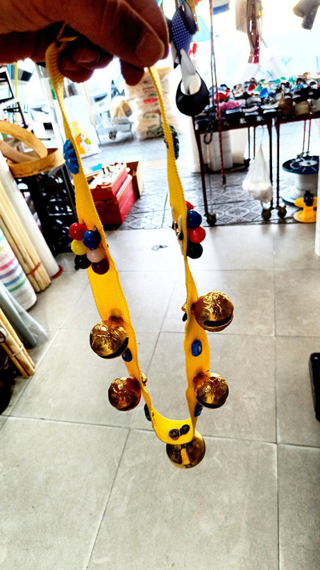 قلاده گاوی بزرگ زنگوله دار 95CM