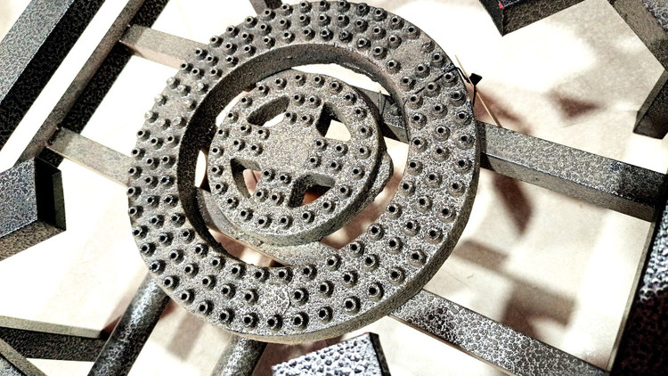 اجاق گاز دو شعله 45×45 پروفیلی درجه 1