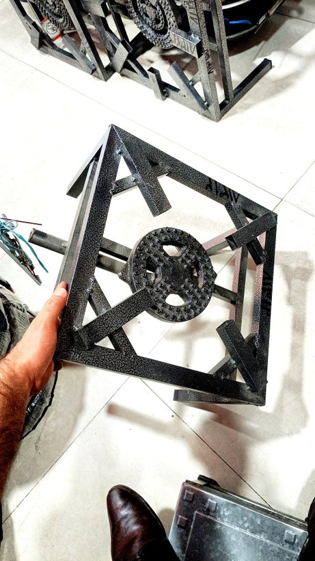 اجاق گاز تک شعله 40×40پروفیلی درجه یک